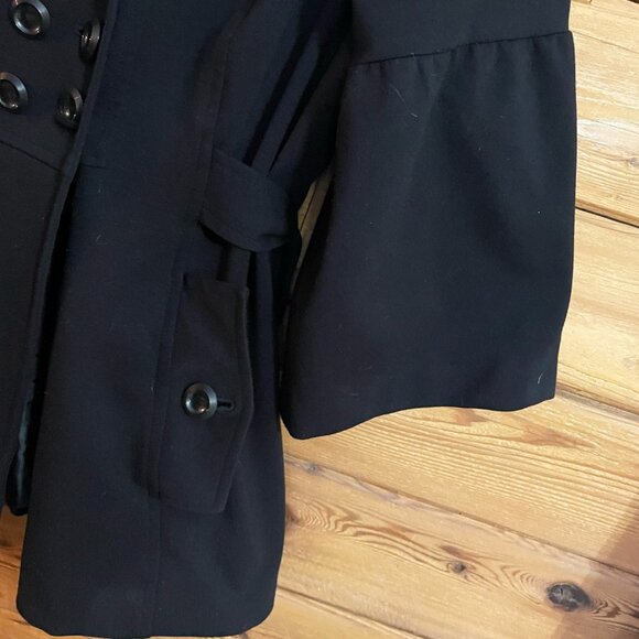 Sandro Sportswear Pea Coat with Bell Sleeves - Picture 5 of 7